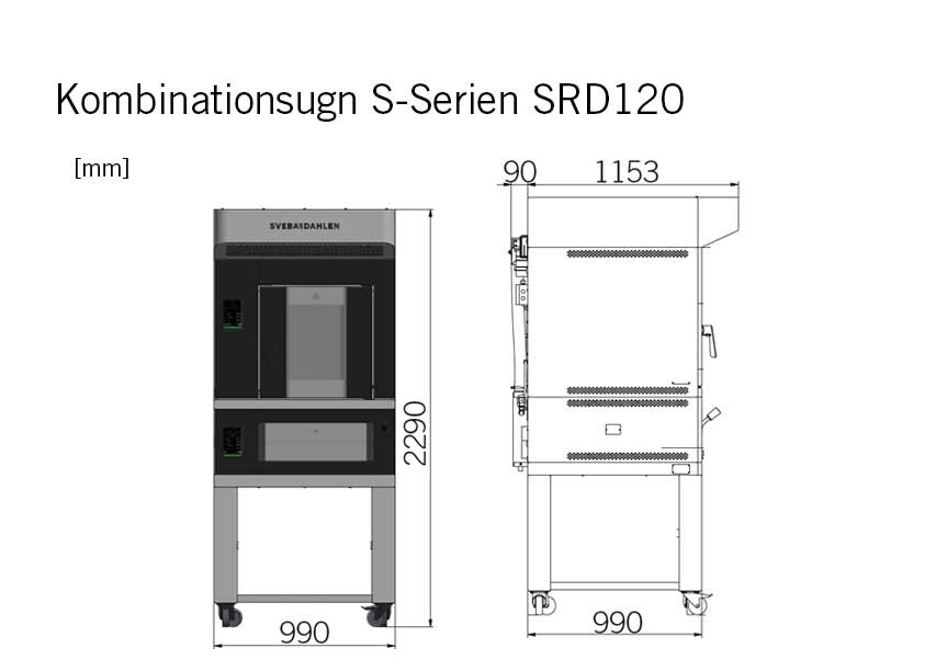 Kombinationsugn stickugn däckugn butik bageri konditori bakning s-serien srd120 sveba dahlen