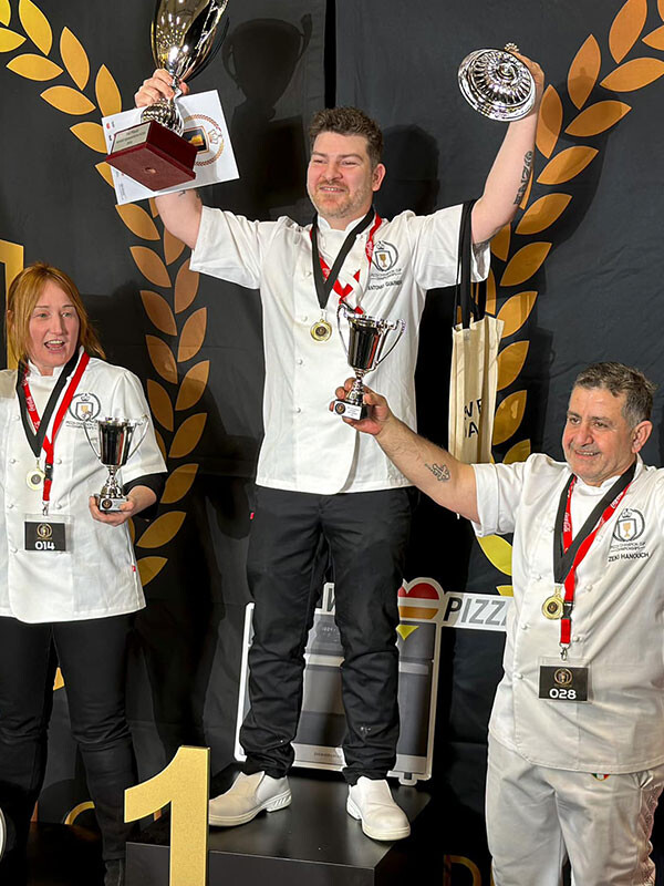 Antonio Guarniera winner NORDIC BEST MARGHERITA PIZZA pizza champion cup 2024 sveba dahlen