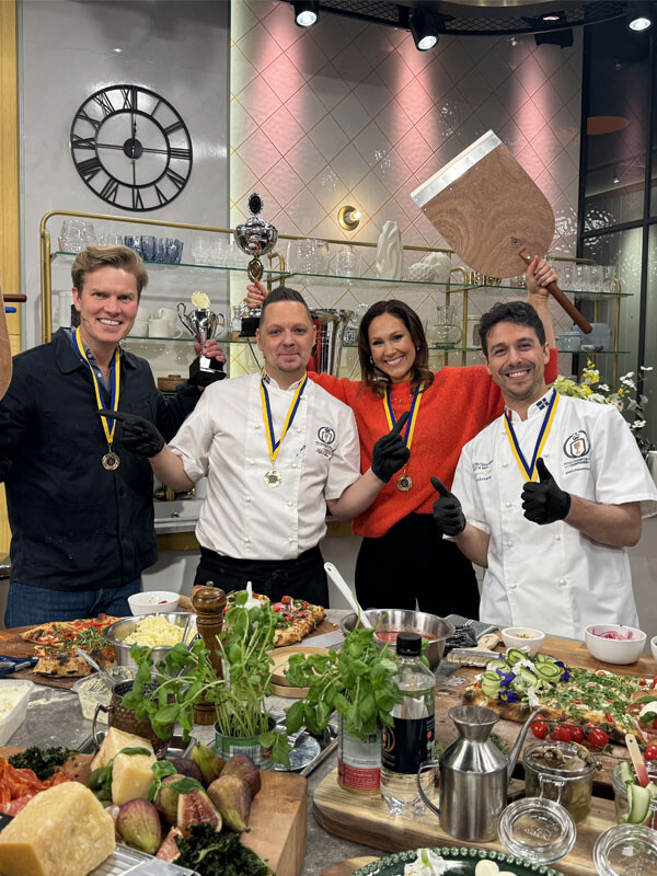 Pasquale Zito vinnare ÅRETS PIZZAKOCK pizza champion cup 2024 mike arvblom nyhetsmorgon tv4 sveba dahlen