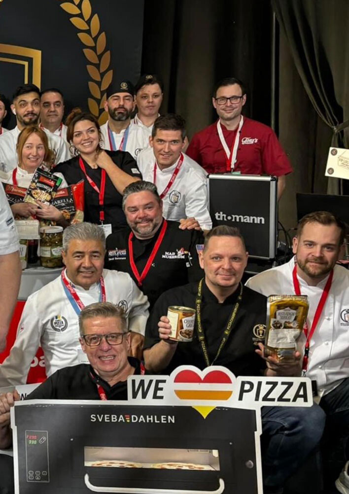 Pizza Champion Cup 2024 Crew och tävlande Sveba Dahlen