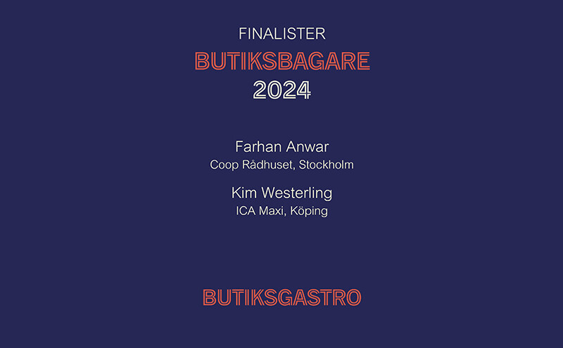 Butiksgastro finalister 2024 butiksbagare sveba dahlen