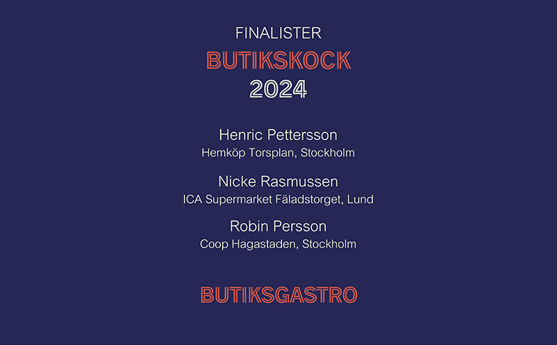 Butiksgastro finalister 2024 butikskök sveba dahlen