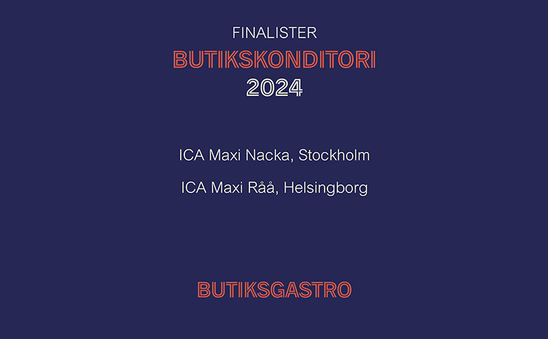 Butiksgastro finalister 2024 butikskonditori sveba dahlen