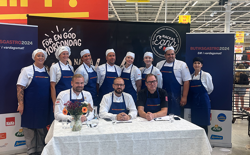 Butiksgastro 2024 Final Årets Butiksbagare Butiksbageri Finalister Jury Sveba Dahlen