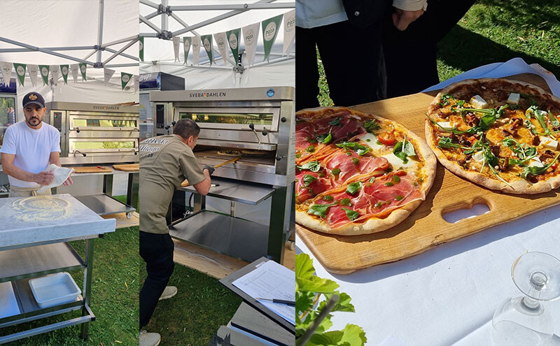 Pizzamästerskap Småland Öland tävlande Sveba Dahlen Pizzaugnar High Temp 500°C Napolitansk Pizza Sveba Dahlen