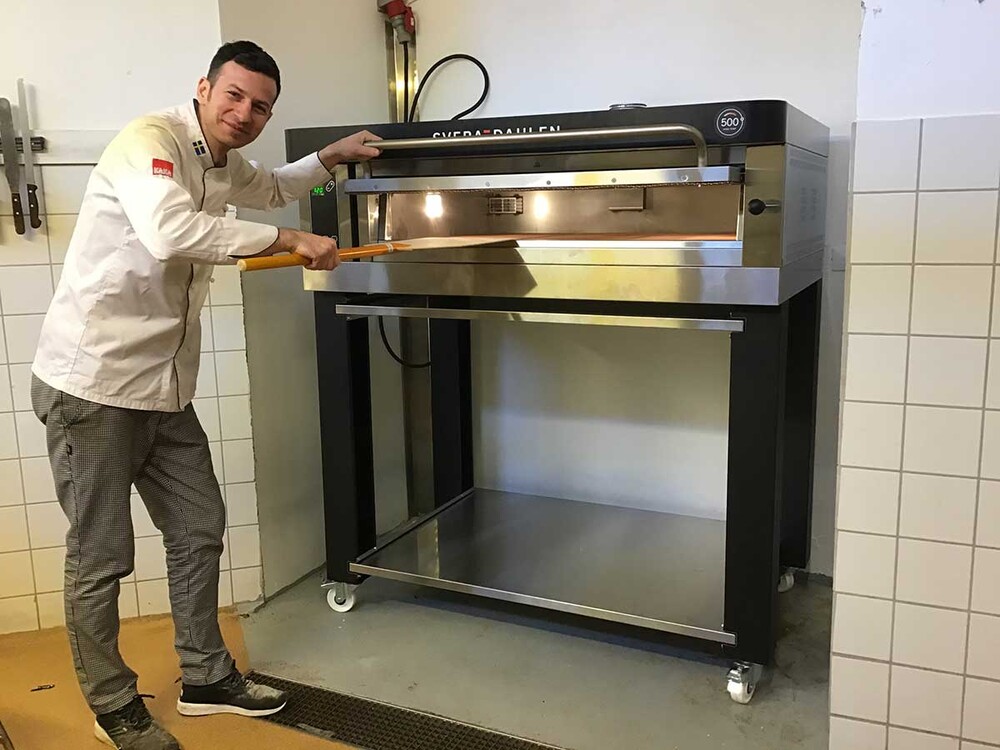 Referenskund Sandby Stenugnsbageri Paul Ficard pizzaugn 500 grader high temp Sveba Dahlen