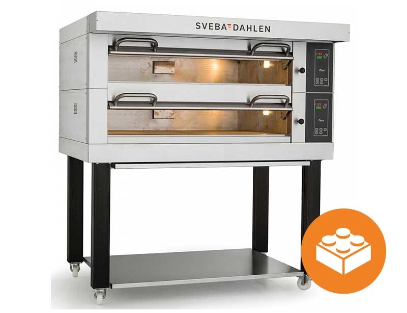 Anpassningsbar pizzaugn med moduler Sveba Dahlen