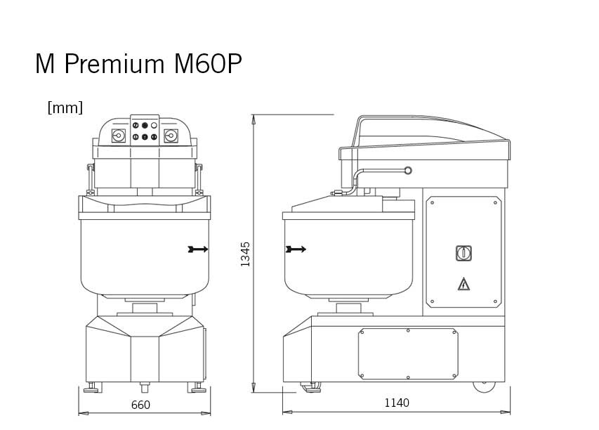 Degblandare bageri escher m60p produktmått sveba dahlen