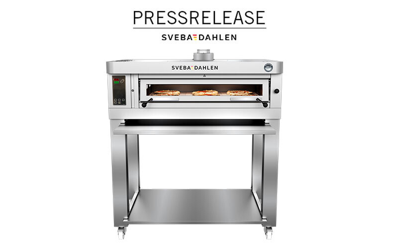 High Temp Elektrisk Pizzaugn 500 grader napolitansk pizza pressrelease Sveba Dahlen