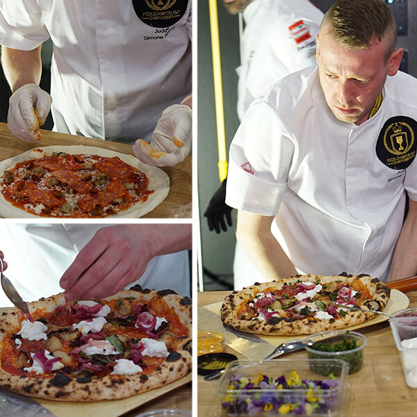 Pizza Champion Cup 2025 Simone Pizzuto Pizzabakning 3 steg Sveba Dahlen