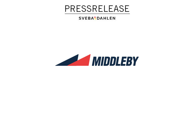 Middleby MCI Italy Pressrelease Sveba Dahlen