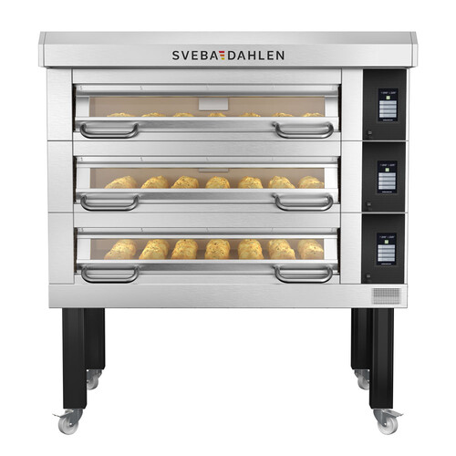 Professionell bakugn och däckugn med ånga och stenhärd D32e D-Serien Sveba Dahlen